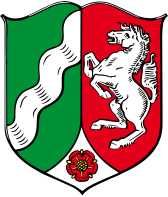 Coat of arms of North Rhine-Westphalia