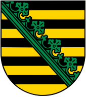 Wappen des Landes Sachsen